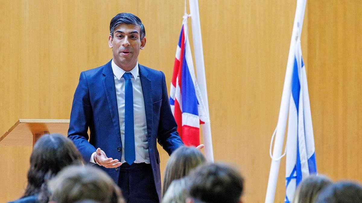 El primer ministro britnico Rishi Sunak admiti el error de software que hizo que cientos de trabajadores fueran acusados de estafa Foto AFP