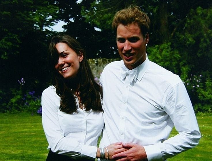 Las mejores fotos de Kate Middleton y el príncipe William cuando eran jóvenes 