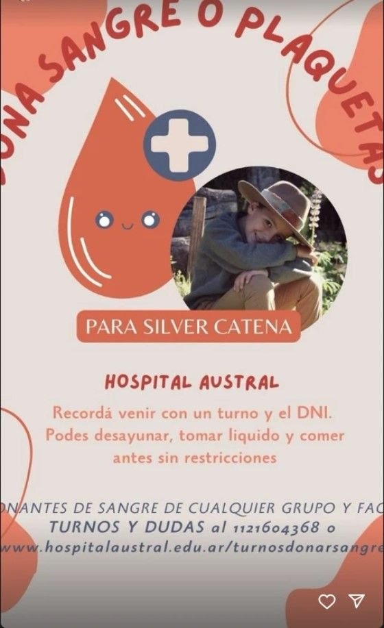 Juliana Awada y el apoyo a Silver: quién es el pequeño que está presente en sus redes