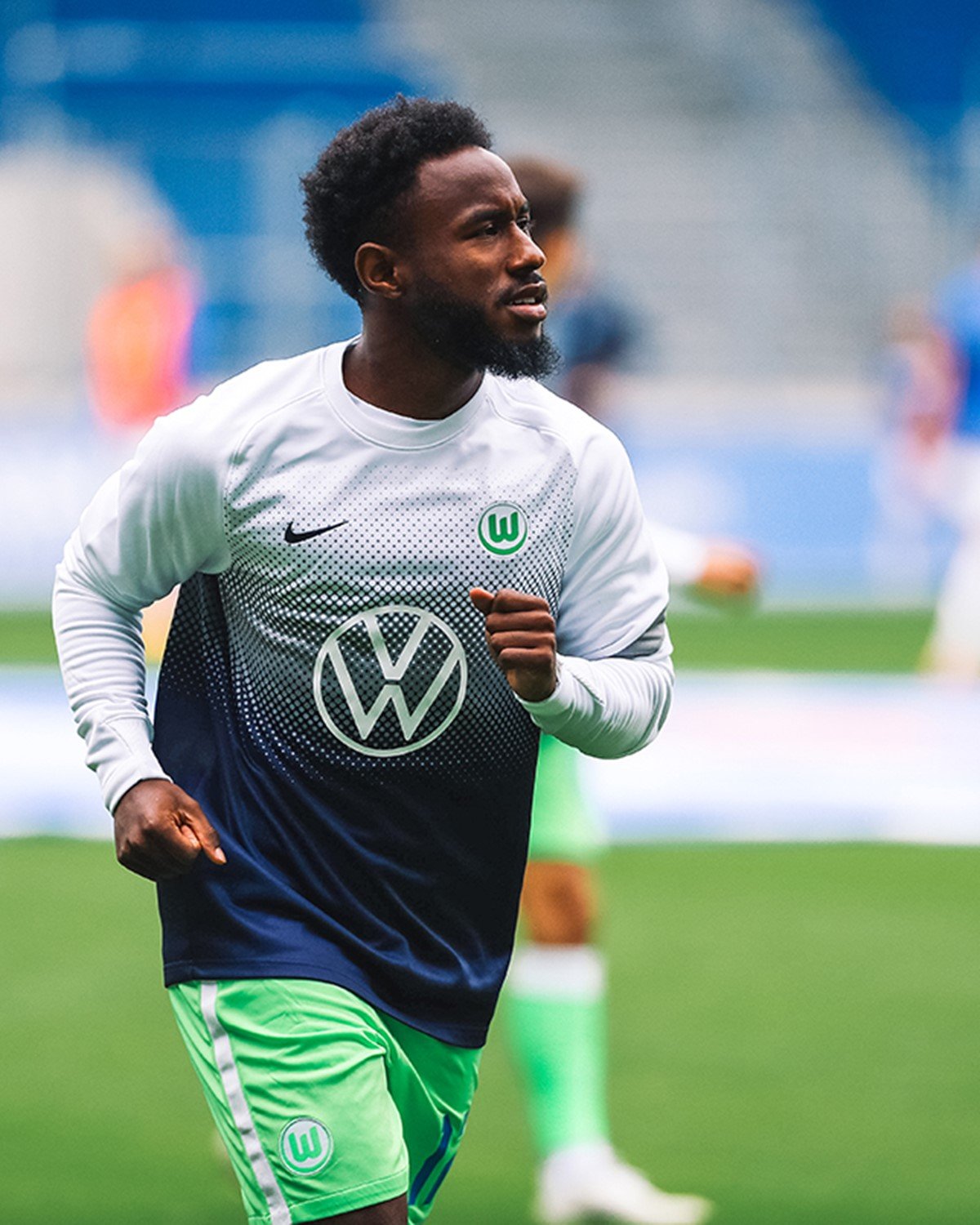 Yeboah en el Wolfsburg.