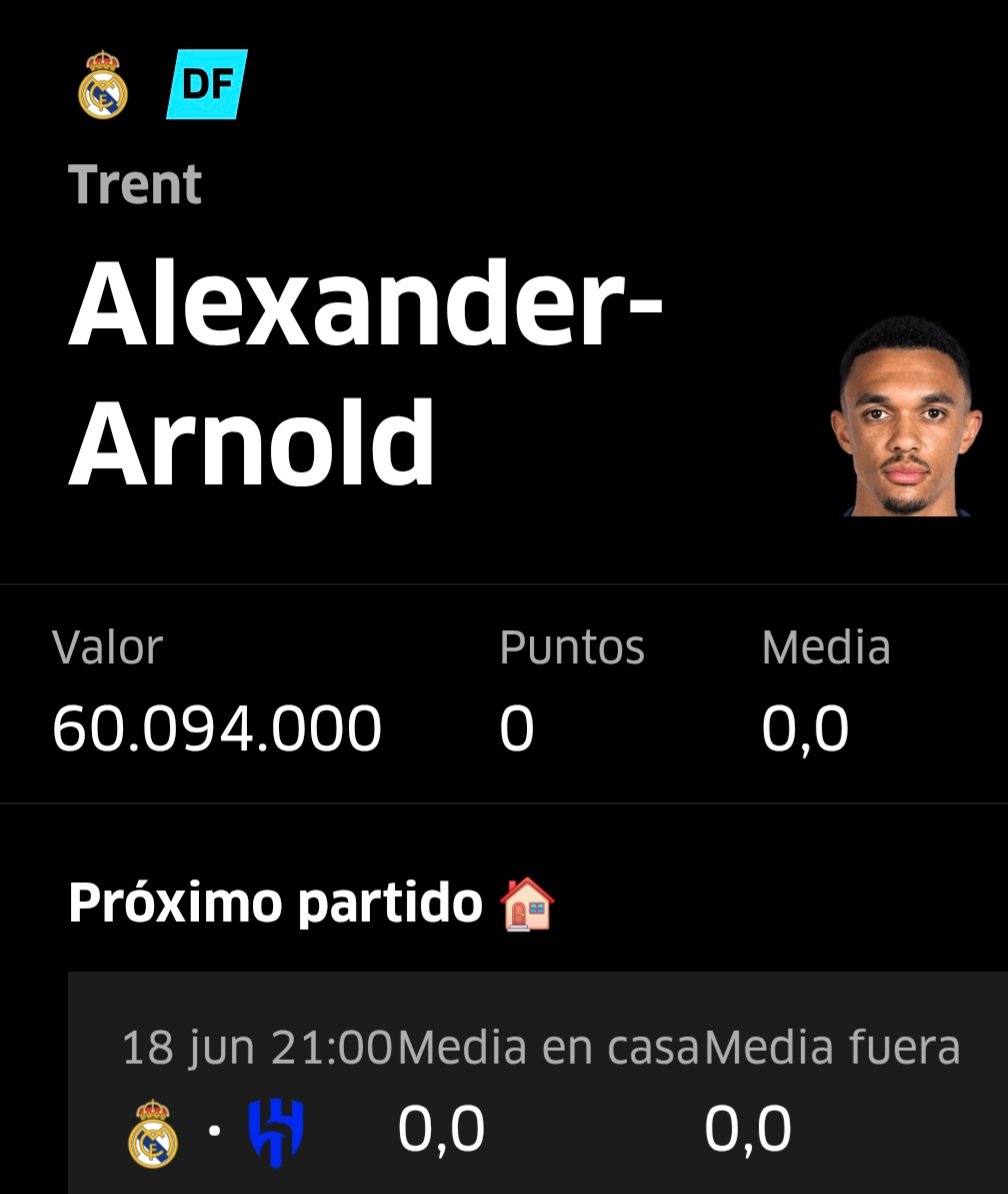 Ha promediado más de 6 puntos Fantasy en la Premier.