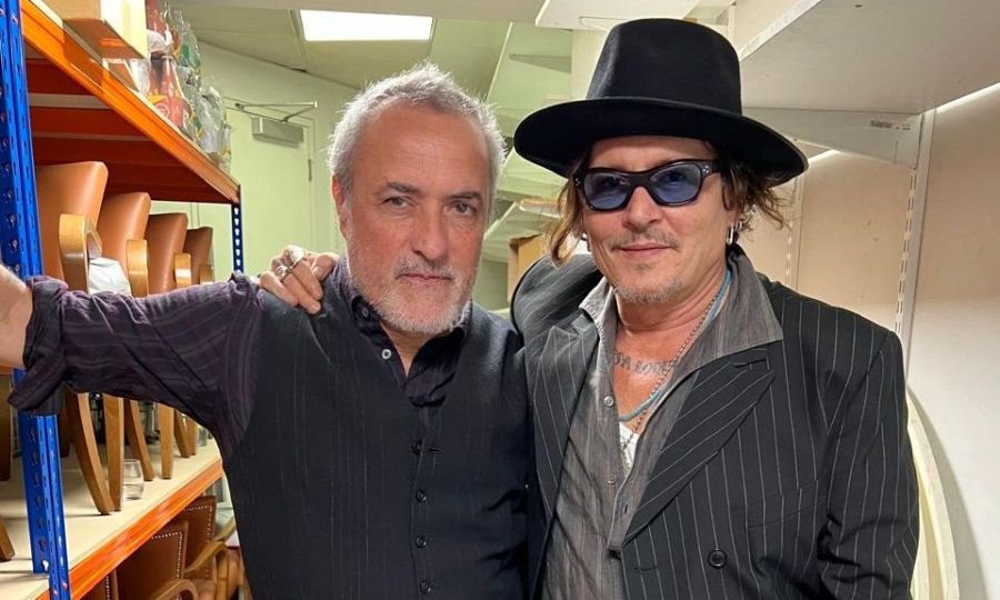 Johnny Depp y Corcho Rodriguez