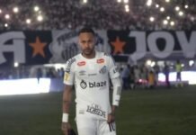 Neymar se viste de ‘Cristo Redentor’: salva a Santos jugando lesionado