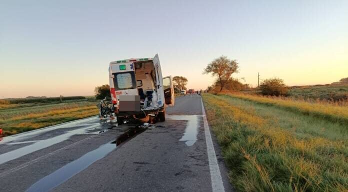 Tragedia en la Ruta 35: un hombre murió tras chocar contra una ambulancia