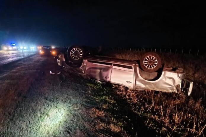 Córdoba: Un hombre murió tras un vuelco en la ruta provincial 3