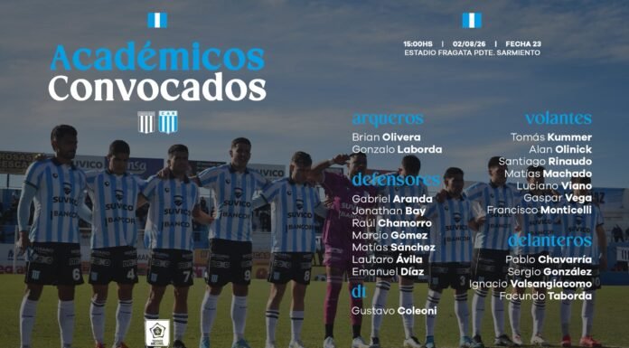 Racing de Córdoba visita a Almirante Brown con la ilusión de acercarse al Reducido