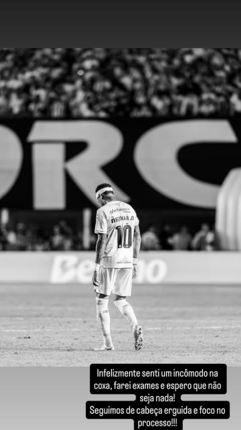 Neymar ataca a los trabajadores del Santos tras romperse: "Un trabajo de mierda"