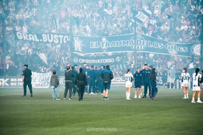Talleres encendió la previa del Clásico con un banderazo multitudinario en La Boutique