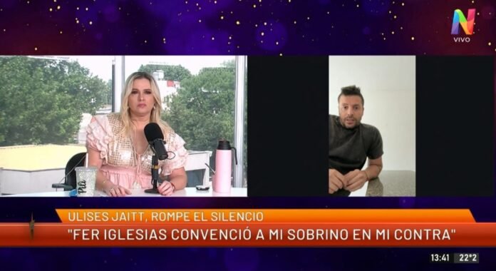Ulises Jaitt irá a la Justicia para demandar a Fernanda Iglesias en medio del conflicto con su sobrino, Valentino