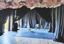 Levantarse en el campo