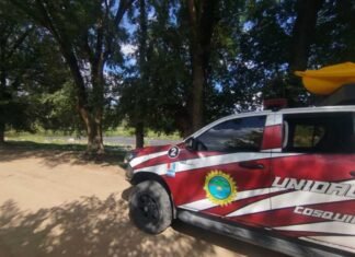 Rescate en el río Cosquín: bomberos salvaron a un niño arrastrado por la creciente