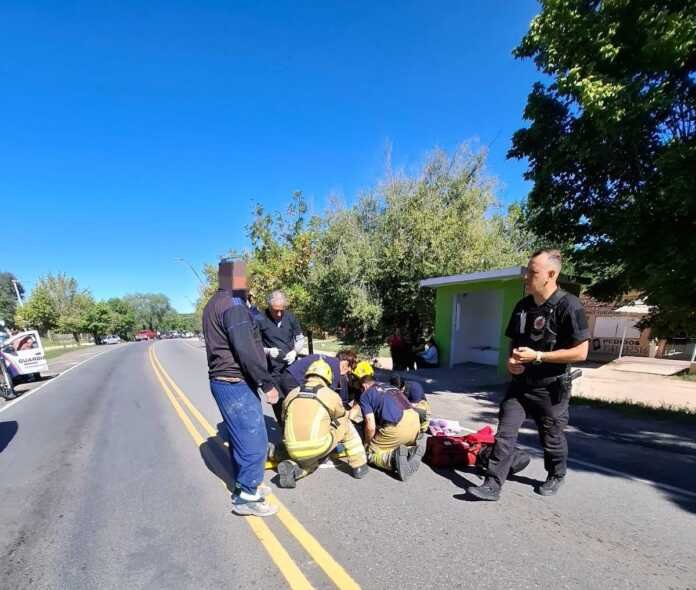 Santa Cruz del Lago: una mujer herida tras ser arrollada por una motocicleta